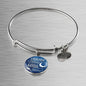 Dream Shoot For The Moon Stainless Steel or 18k Gold Circle Bangle Bracelet - Express Your Love Gifts