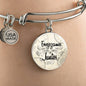Envejezcamos Juntos Stainless Steel or 18k Gold Circle Bangle Bracelet - Express Your Love Gifts