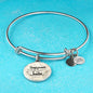 Envejezcamos Juntos Stainless Steel or 18k Gold Circle Bangle Bracelet - Express Your Love Gifts