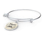 Envejezcamos Juntos Stainless Steel or 18k Gold Circle Bangle Bracelet - Express Your Love Gifts