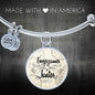 Envejezcamos Juntos Stainless Steel or 18k Gold Circle Bangle Bracelet - Express Your Love Gifts