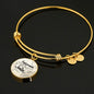 Envejezcamos Juntos Stainless Steel or 18k Gold Circle Bangle Bracelet - Express Your Love Gifts