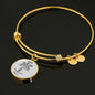 Ephesians 6:11-18 Christian Verse Gift Ephesians Stainless Steel or 18k Gold Circle Bangle Bracelet - Express Your Love Gifts