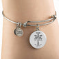 Ephesians 6:1118 Stainless Steel or 18k Gold Circle Bangle Bracelet - Express Your Love Gifts