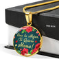 Eres La Mejor Te Quiero Mama! Circle Necklace Stainless Steel or 18k Gold 18-22" - Express Your Love Gifts
