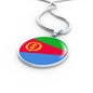 Eritrea Flag Necklace Eritrea Flag Stainless Steel or 18k Gold 18-22" - Express Your Love Gifts