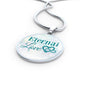 Eternal Love Circle Necklace Stainless Steel or 18k Gold 18-22" - Express Your Love Gifts