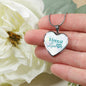 Eternal Love Necklace Stainless Steel or 18k Gold Heart Pendant 18-22" - Express Your Love Gifts