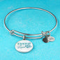 Eternal Love Stainless Steel or 18k Gold Circle Bangle Bracelet - Express Your Love Gifts