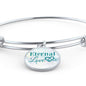 Eternal Love Stainless Steel or 18k Gold Circle Bangle Bracelet - Express Your Love Gifts