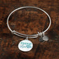 Eternal Love Stainless Steel or 18k Gold Circle Bangle Bracelet - Express Your Love Gifts