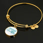Eternal Love Stainless Steel or 18k Gold Circle Bangle Bracelet - Express Your Love Gifts