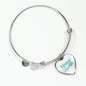 Eternal Love Stainless Steel or 18k Gold Heart Bangle Bracelet - Express Your Love Gifts