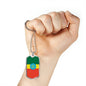 Ethiopia Flag Necklace Ethiopia Flag Stainless Steel or 18k Gold Dog Tag 24" - Express Your Love Gifts