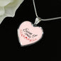 Even If Necklace Stainless Steel or 18k Gold Heart Pendant 18-22"-Express Your Love Gifts