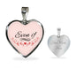 Even If Necklace Stainless Steel or 18k Gold Heart Pendant 18-22"-Express Your Love Gifts