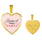 Even If Necklace Stainless Steel or 18k Gold Heart Pendant 18-22"-Express Your Love Gifts