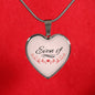 Even If Necklace Stainless Steel or 18k Gold Heart Pendant 18-22"-Express Your Love Gifts