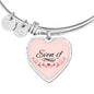 Even If Stainless Steel or 18k Gold Heart Bangle Bracelet - Express Your Love Gifts