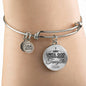 Faith Ask Until God Stainless Steel or 18k Gold Circle Bangle Bracelet - Express Your Love Gifts