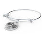 Faith Ask Until God Stainless Steel or 18k Gold Circle Bangle Bracelet - Express Your Love Gifts