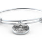 Faith Ask Until God Stainless Steel or 18k Gold Circle Bangle Bracelet - Express Your Love Gifts