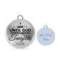 Faith Ask Until God Stainless Steel or 18k Gold Circle Bangle Bracelet - Express Your Love Gifts