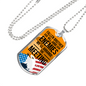 Fallen Brother Soldier Gift Stainless Steel or 18k Gold Dog Tag 24" Chain-Express Your Love Gifts