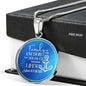Family Is The Anchor Necklace Stainless Steel or 18k Gold Dog Tag 24" Chain-Express Your Love Gifts