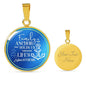 Family Is The Anchor Necklace Stainless Steel or 18k Gold Dog Tag 24" Chain-Express Your Love Gifts
