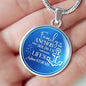 Family Is The Anchor Necklace Stainless Steel or 18k Gold Dog Tag 24" Chain-Express Your Love Gifts