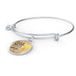 Fear Not Isaiah 41:10  Stainless Steel or 18k Gold Circle Bangle Bracelet - Express Your Love Gifts