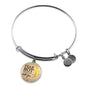 Fear Not Isaiah 41:10  Stainless Steel or 18k Gold Circle Bangle Bracelet - Express Your Love Gifts