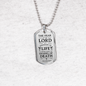 Fear Of The Lord Necklace Stainless Steel or 18k Gold Dog Tag 24" Chain-Express Your Love Gifts