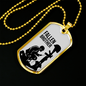 Final Brother Soldier Dog Tag Necklace Stainless Steel or 18k Gold 24" Chain-Express Your Love Gifts