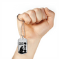 Final Brother Soldier Dog Tag Necklace Stainless Steel or 18k Gold 24" Chain-Express Your Love Gifts