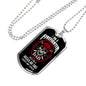 Firefighter Gift Firefighter Dad Dog Tag Stainless Steel or 18k Gold 24 - Express Your Love Gifts