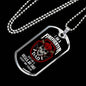 Firefighter Gift Firefighter Dad Dog Tag Stainless Steel or 18k Gold 24 - Express Your Love Gifts