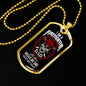 Firefighter Gift Firefighter Dad Dog Tag Stainless Steel or 18k Gold 24 - Express Your Love Gifts