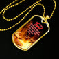 Firefighter Christian God Will Deliver Us! Gift Dog Tag Stainless Steel or 18k Gold 24 - Express Your Love Gifts