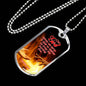 Firefighter Christian God Will Deliver Us! Gift Dog Tag Stainless Steel or 18k Gold 24 - Express Your Love Gifts