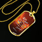 Firefighter Christian Religious Necklace Don’t Be Afraid! Dog Tag Stainless Steel or 18k Gold 24 - Express Your Love Gifts