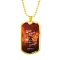 Firefighter Christian Religious Necklace Don’t Be Afraid! Dog Tag Stainless Steel or 18k Gold 24 - Express Your Love Gifts