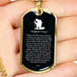 Firefighter's Prayer Stainless Steel or 18k Gold Dog Tag 24" Chain Fireman Gift-Express Your Love Gifts