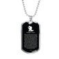 Firefighter's Prayer Stainless Steel or 18k Gold Dog Tag 24" Chain Fireman Gift-Express Your Love Gifts