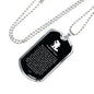 Firefighter's Prayer Stainless Steel or 18k Gold Dog Tag 24" Chain Fireman Gift-Express Your Love Gifts