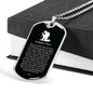 Firefighter's Prayer Stainless Steel or 18k Gold Dog Tag 24" Chain Fireman Gift-Express Your Love Gifts