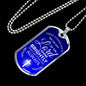First Holy Communion Necklace Stainless Steel or 18k Gold Dog Tag 24" Chain-Express Your Love Gifts