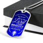 First Holy Communion Necklace Stainless Steel or 18k Gold Dog Tag 24" Chain-Express Your Love Gifts