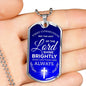 First Holy Communion Necklace Stainless Steel or 18k Gold Dog Tag 24" Chain-Express Your Love Gifts